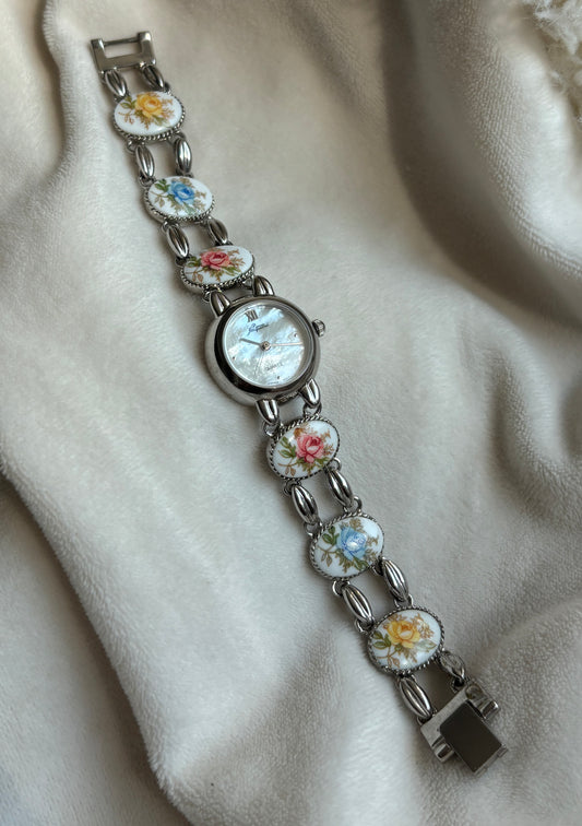 Extremely Rare Vintage Floral Watch - Working