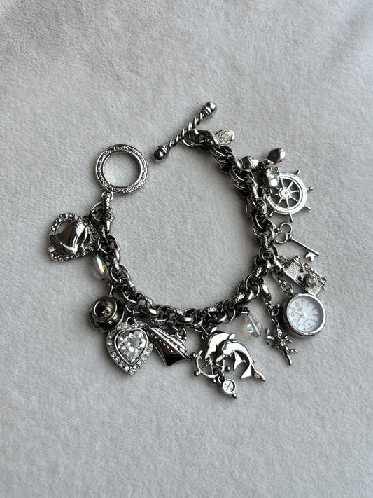 Vintage Kirks Folly Yacht Angel Charm Watch