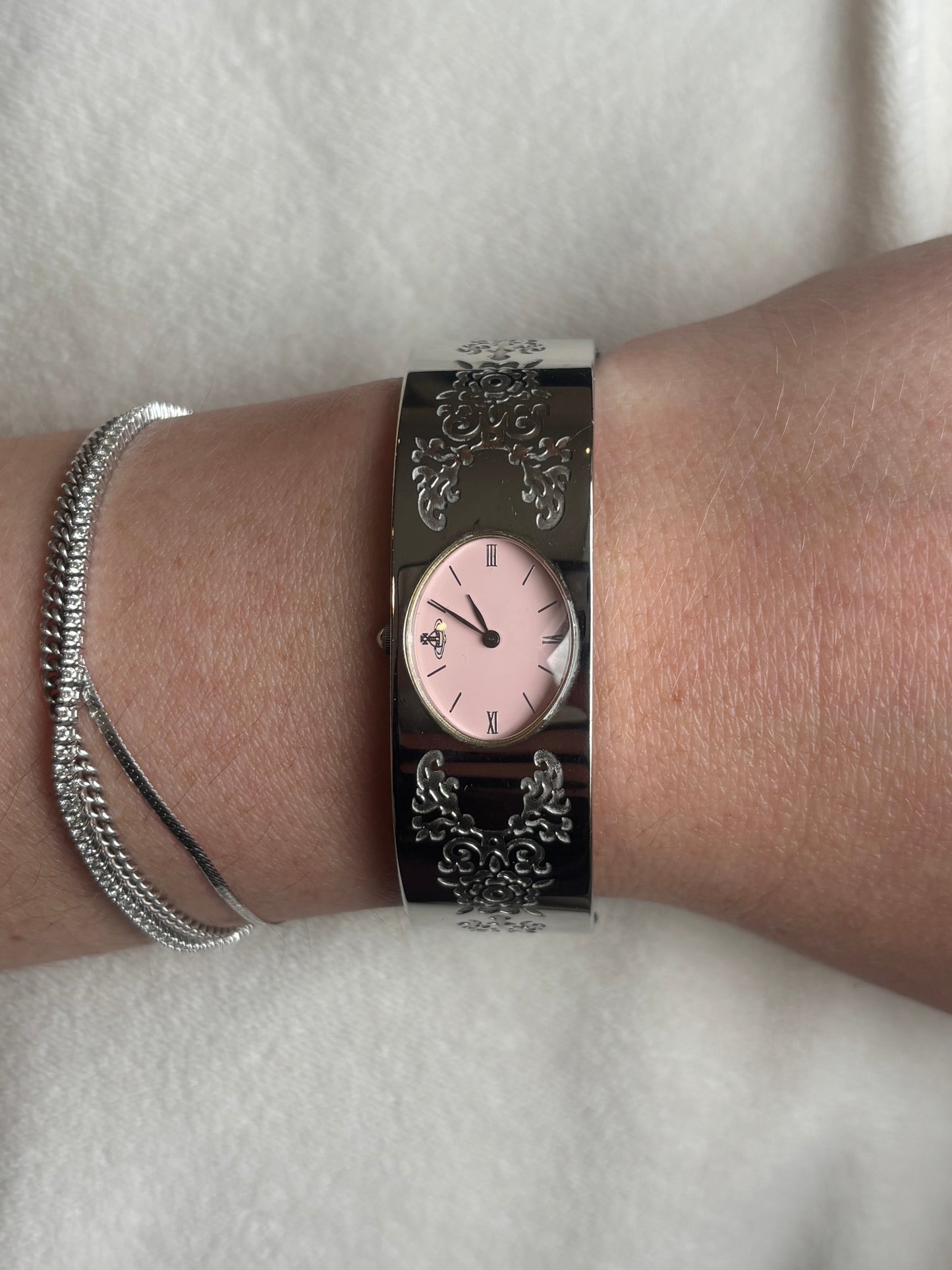 Vivienne Westwood Pink Dial Orb Watch - Working