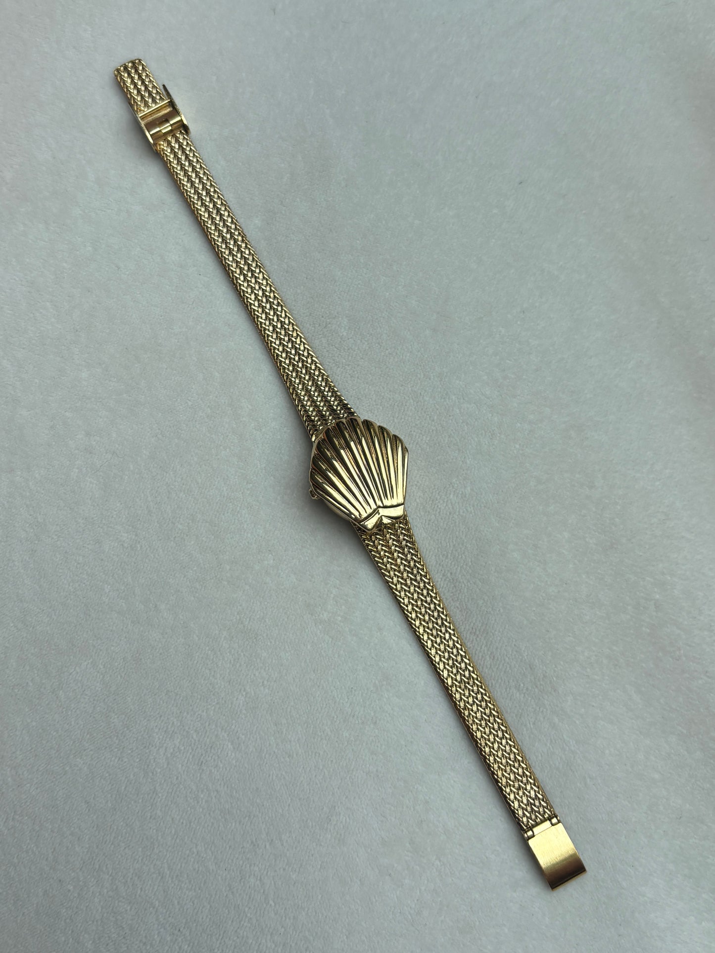 Rare Shell & Pearl Hidden Dial Watch - Working