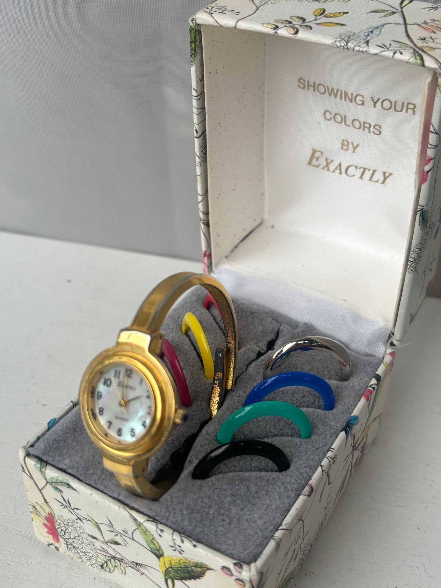 Rare & Coveted Interchangeable Pearl Dial Watch - Working