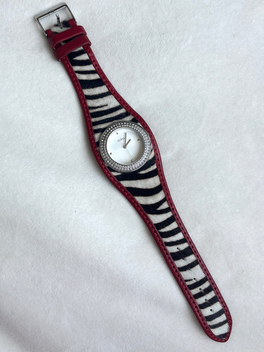 2000s Pony Hair Guess Watch - Working