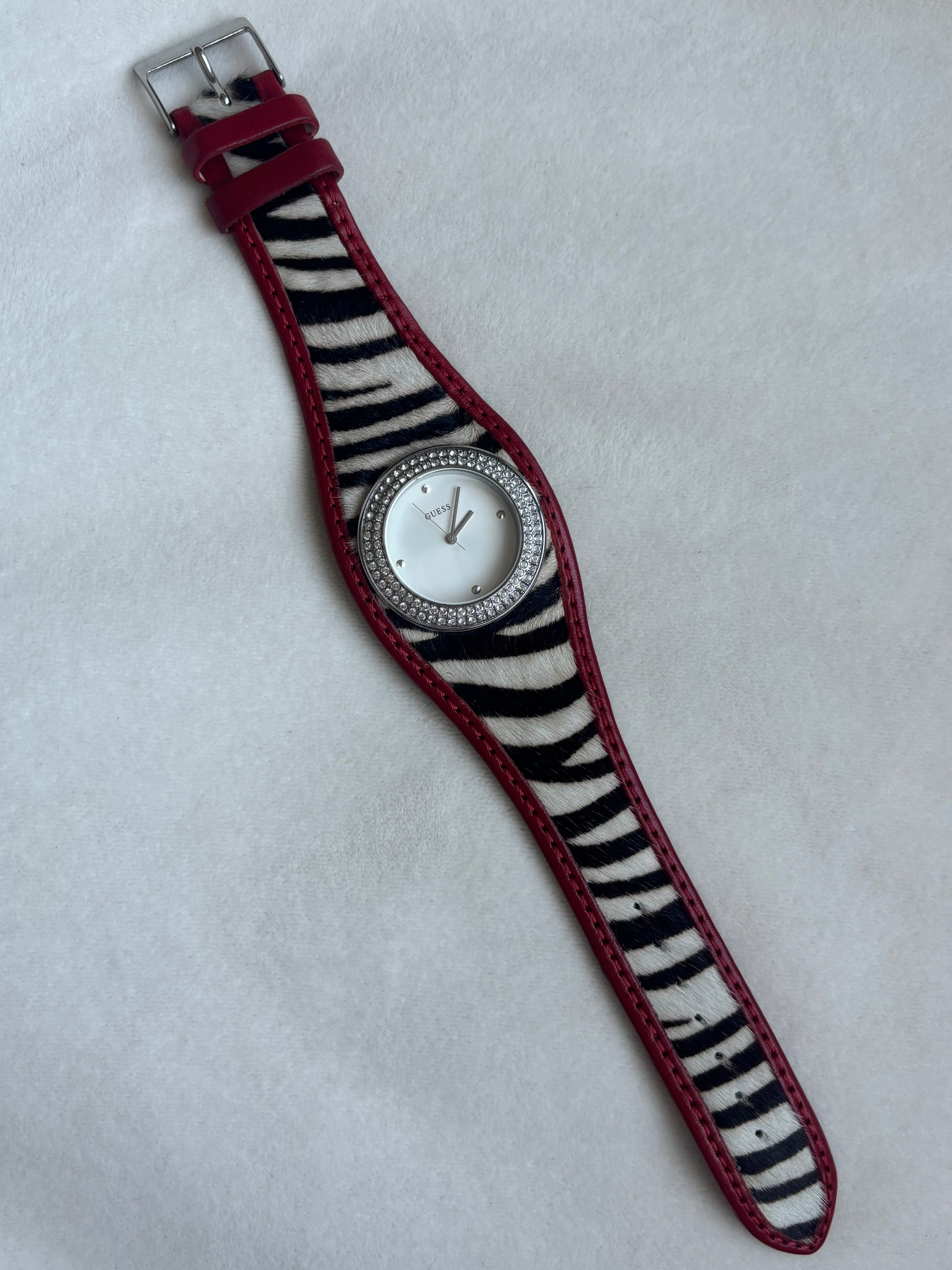2000s Pony Hair Guess Watch - Working