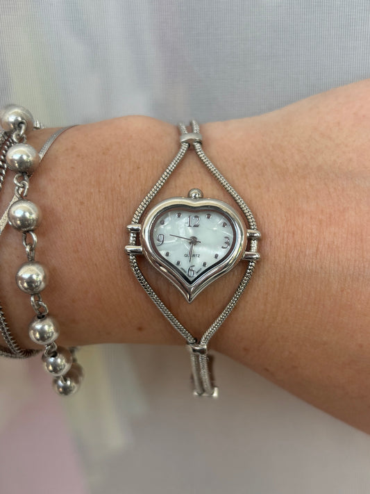 Rare Vintage Heart Rope Watch - Working