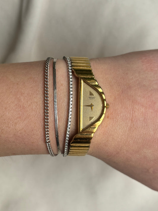 Rare Coveted Seiko Half-Moon Watch - Working