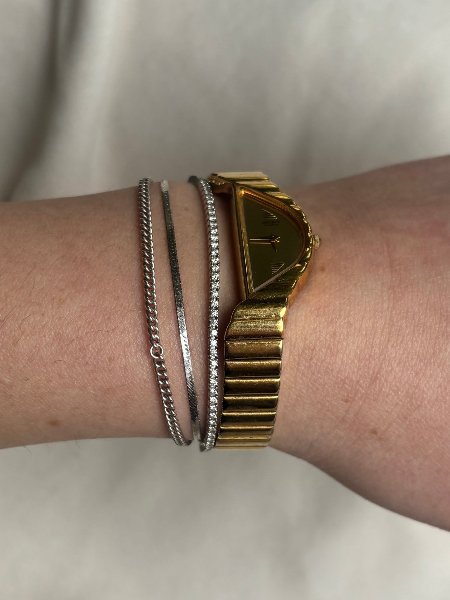 Rare Coveted Seiko Half-Moon Watch - Working