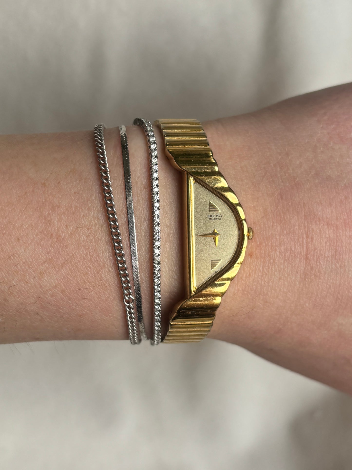 Rare Coveted Seiko Half-Moon Watch - Working