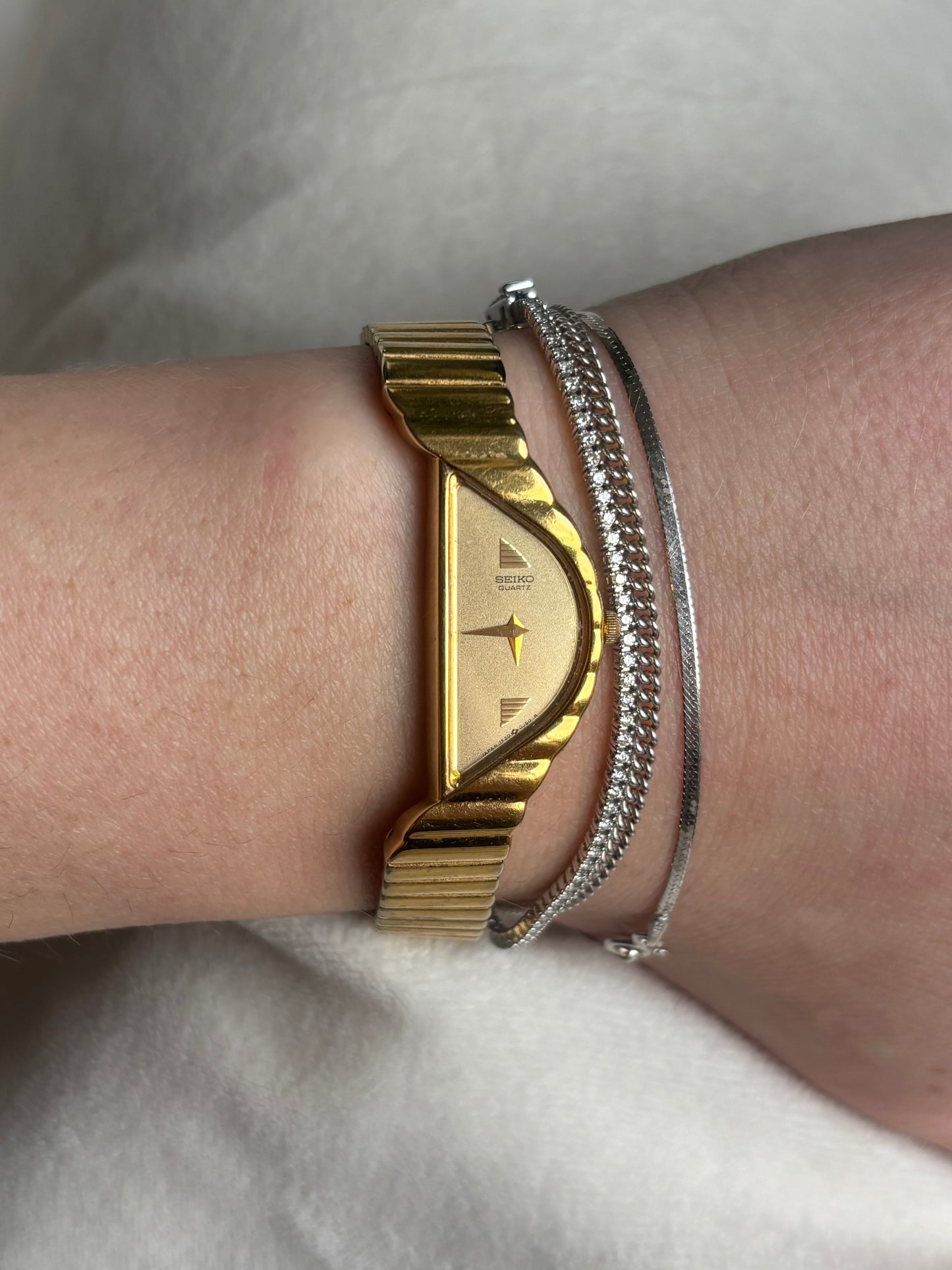 Rare Coveted Seiko Half-Moon Watch - Working