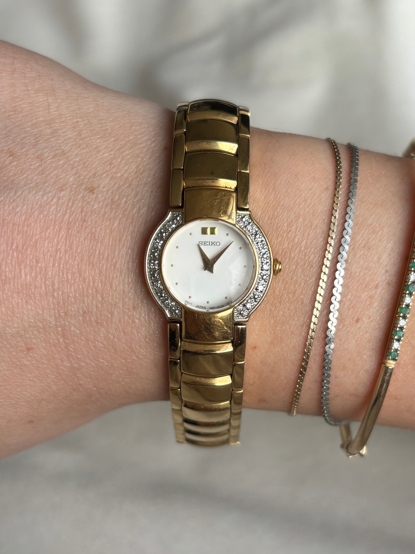 rare vintage diamond seiko - working