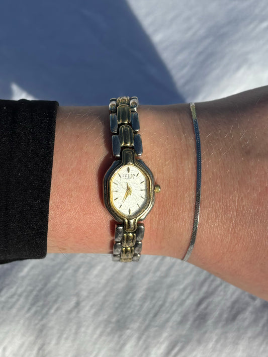 vintage citizen watch-  reclaimed collection