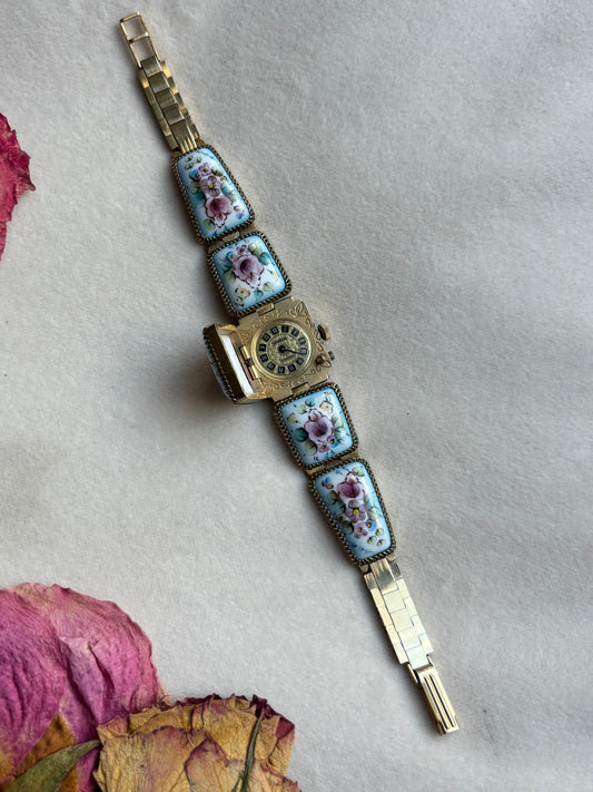 Extremely Rare USSR Hand-Painted Watch