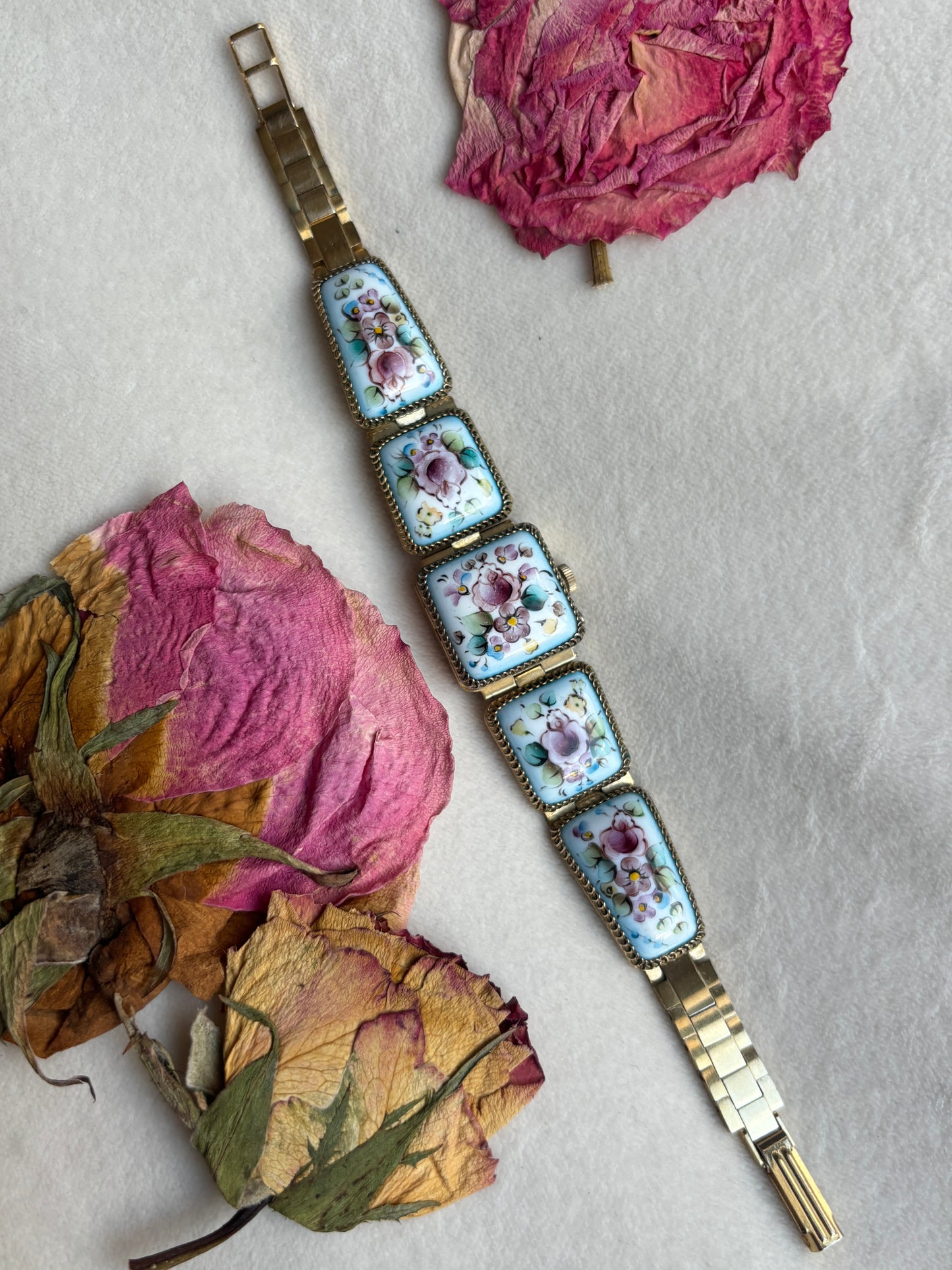 Extremely Rare USSR Hand-Painted Watch