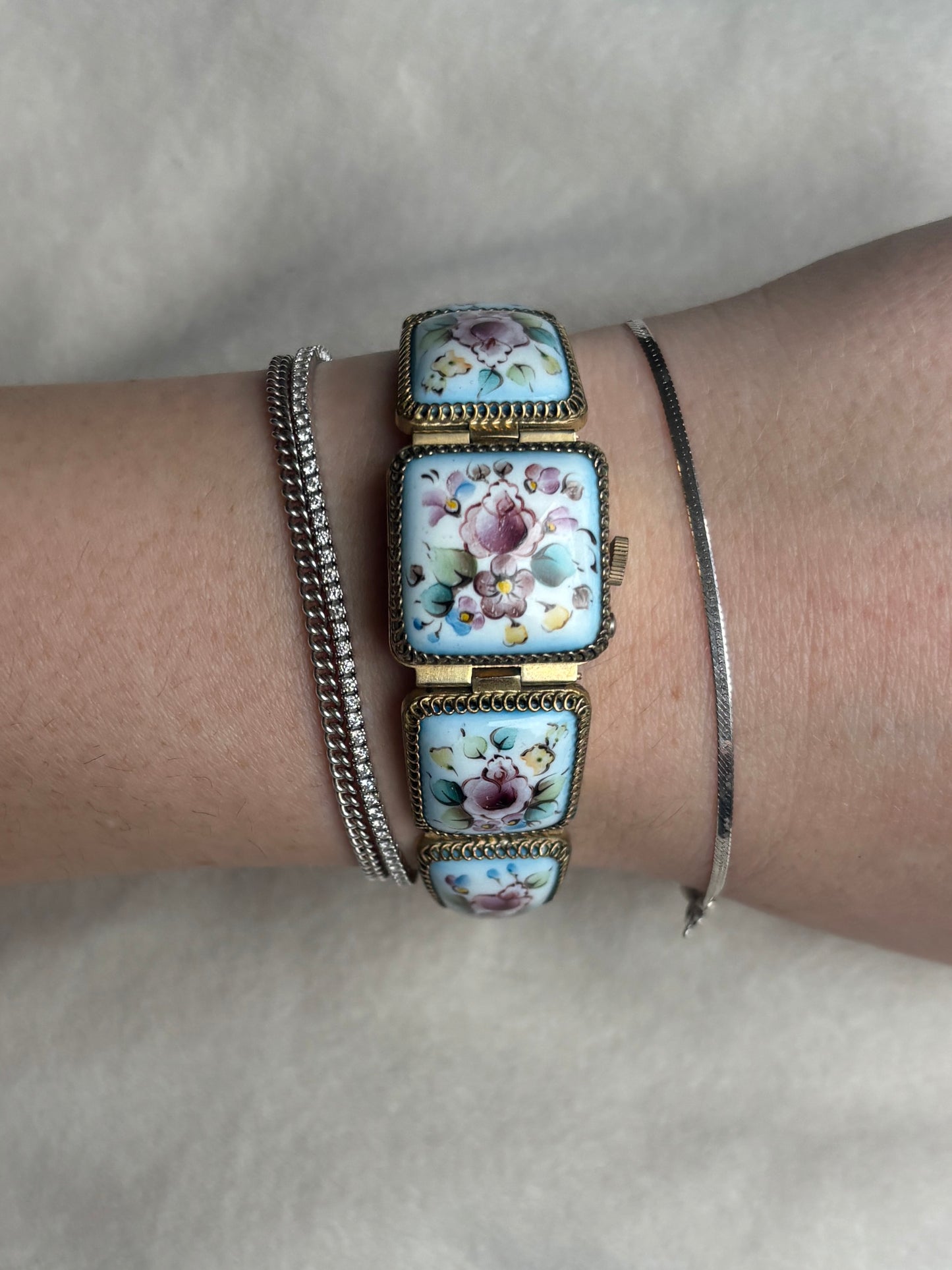 Extremely Rare USSR Hand-Painted Watch