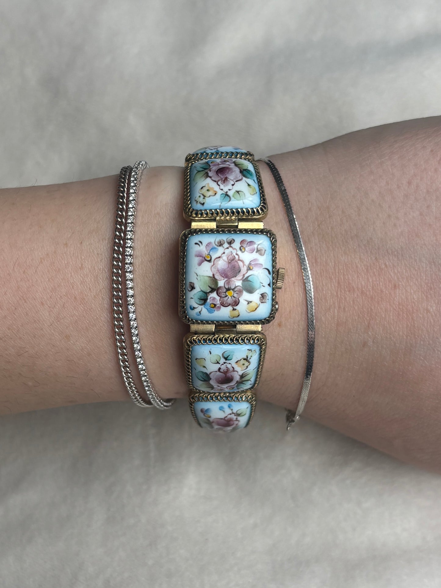 Extremely Rare USSR Hand-Painted Watch