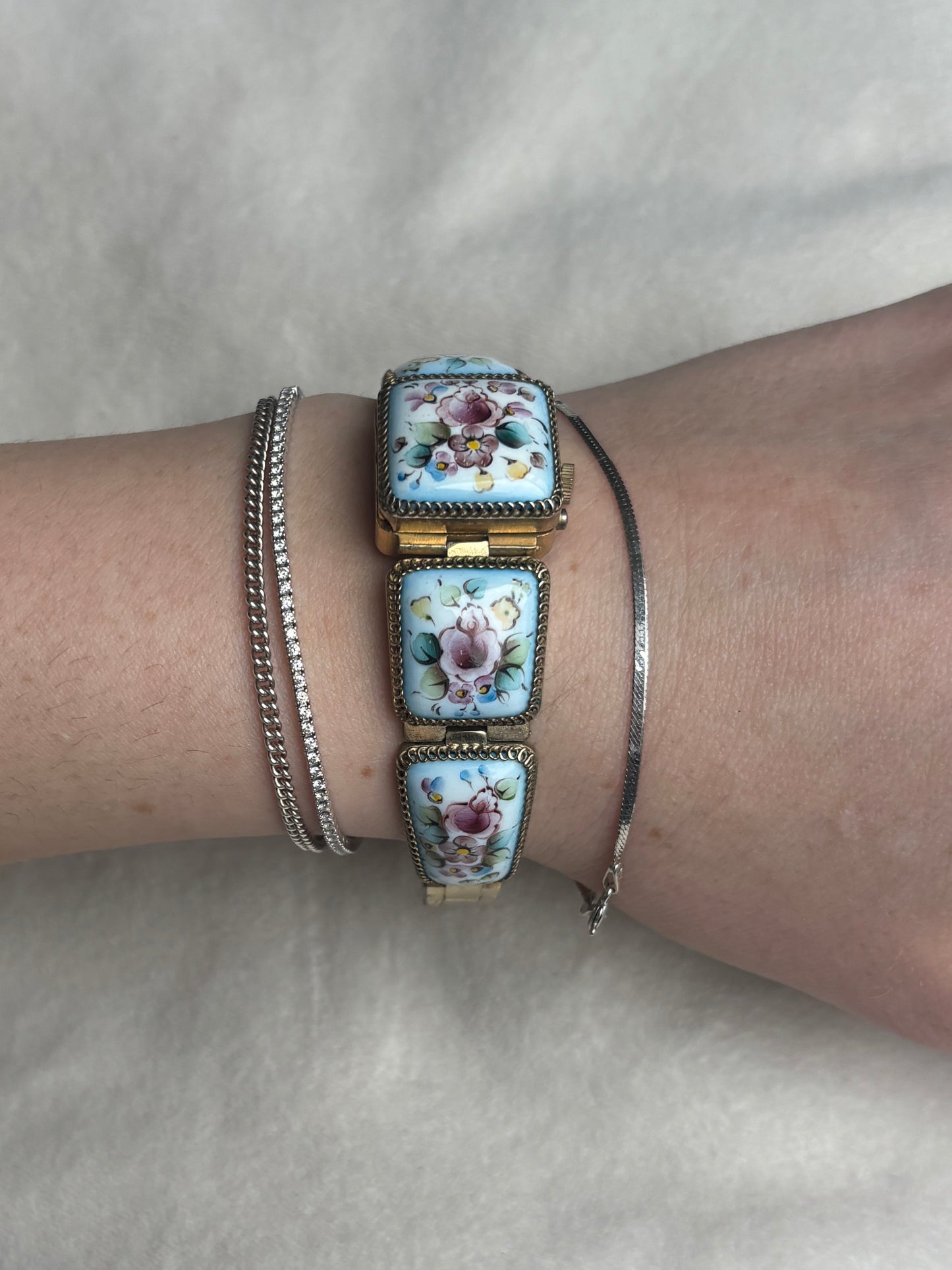 Extremely Rare USSR Hand-Painted Watch