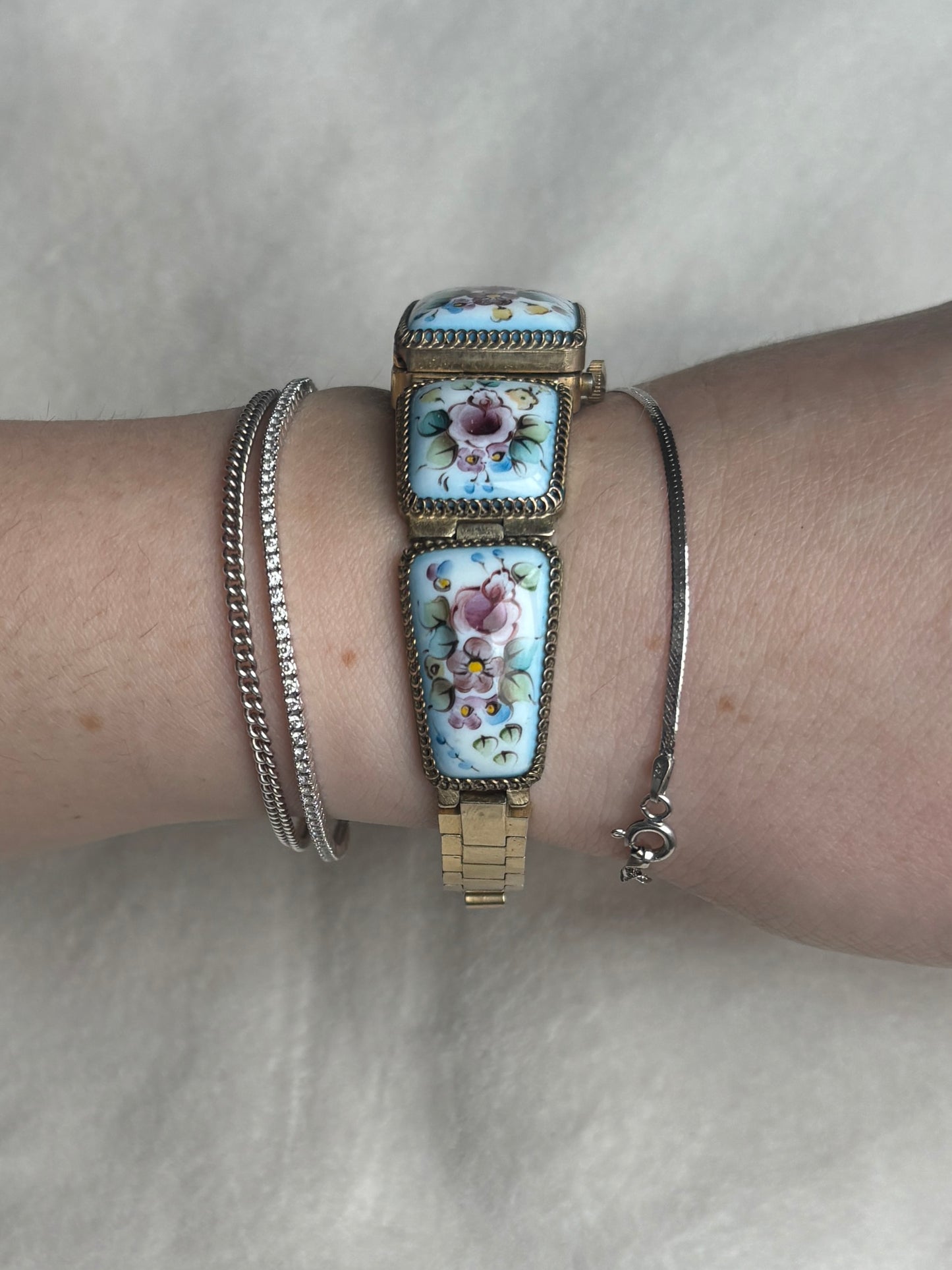 Extremely Rare USSR Hand-Painted Watch