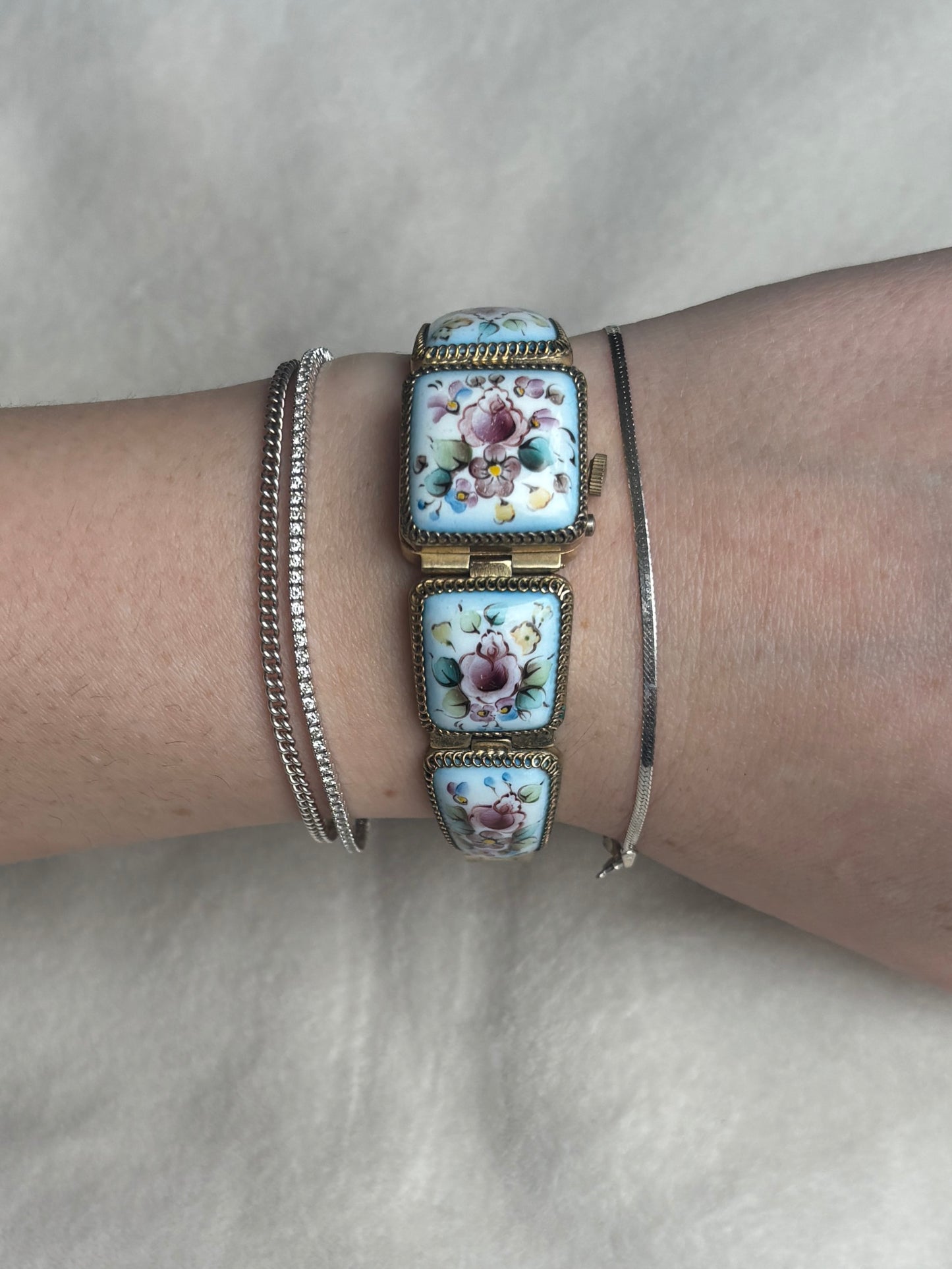 Extremely Rare USSR Hand-Painted Watch