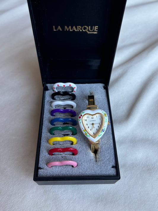 Extremely Rare & Coveted Heart Dial Watch - Working