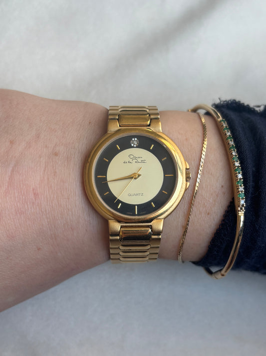 90s Oscar de la Renta Watch - Working