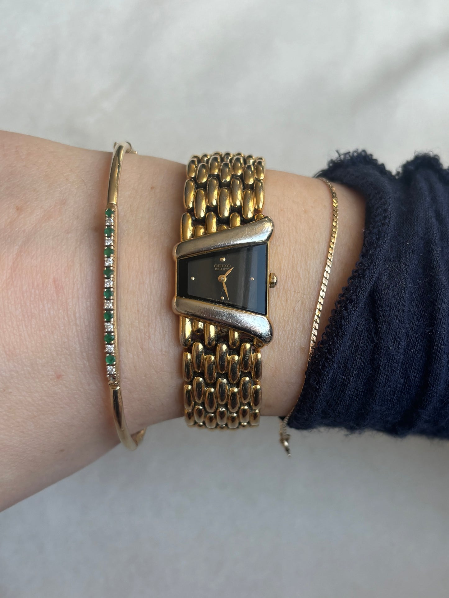 Rare & Highly Coveted Vintage Asymmetrical Trapezoid Seiko - Working