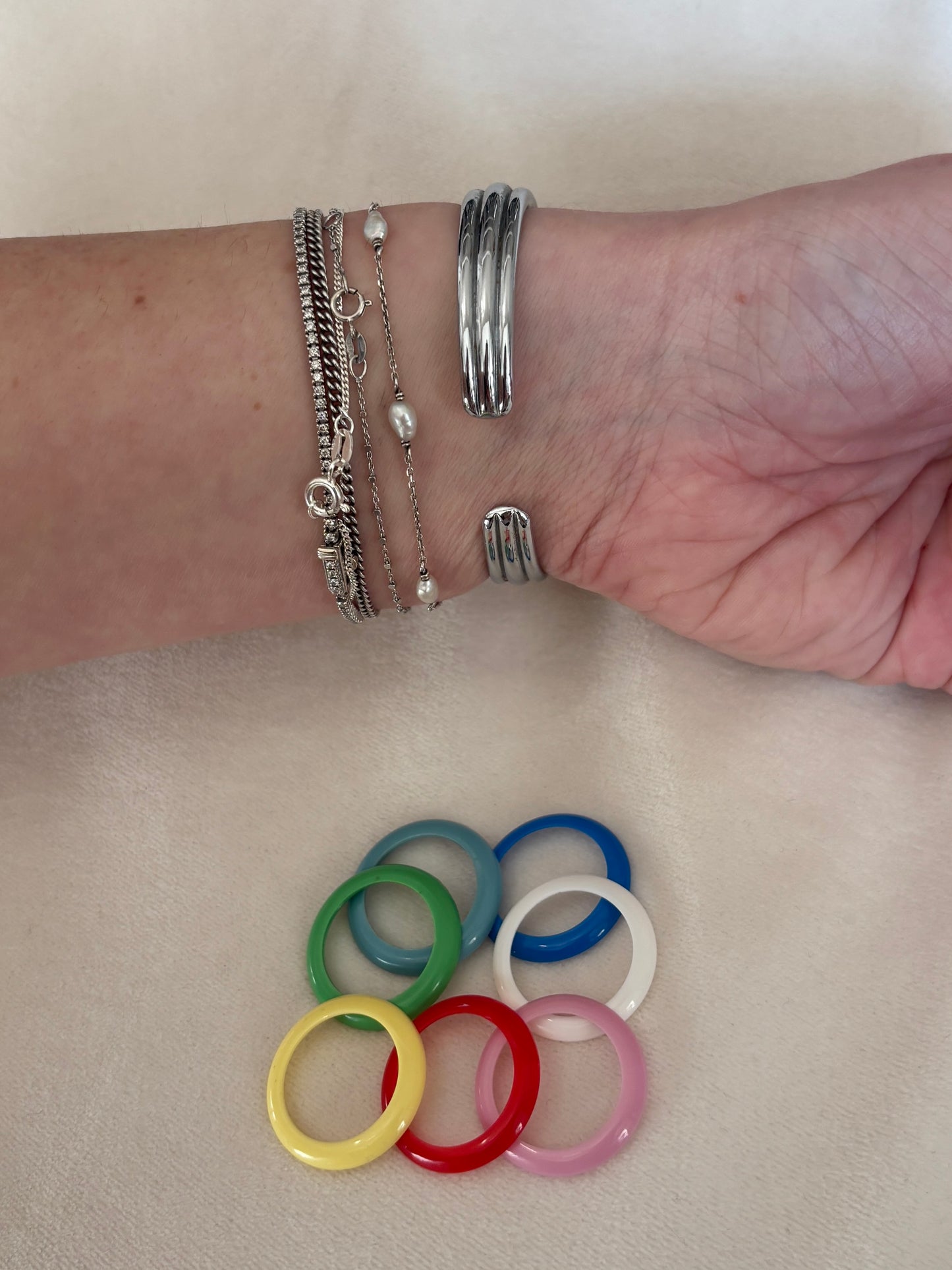 Silver Interchangeable Bezel Watch - Working