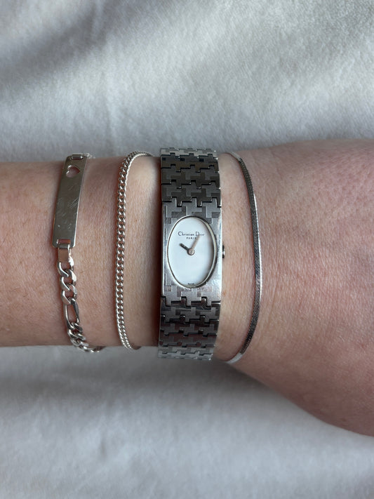 Christian Dior Silver 2000s Miss Dior Watch