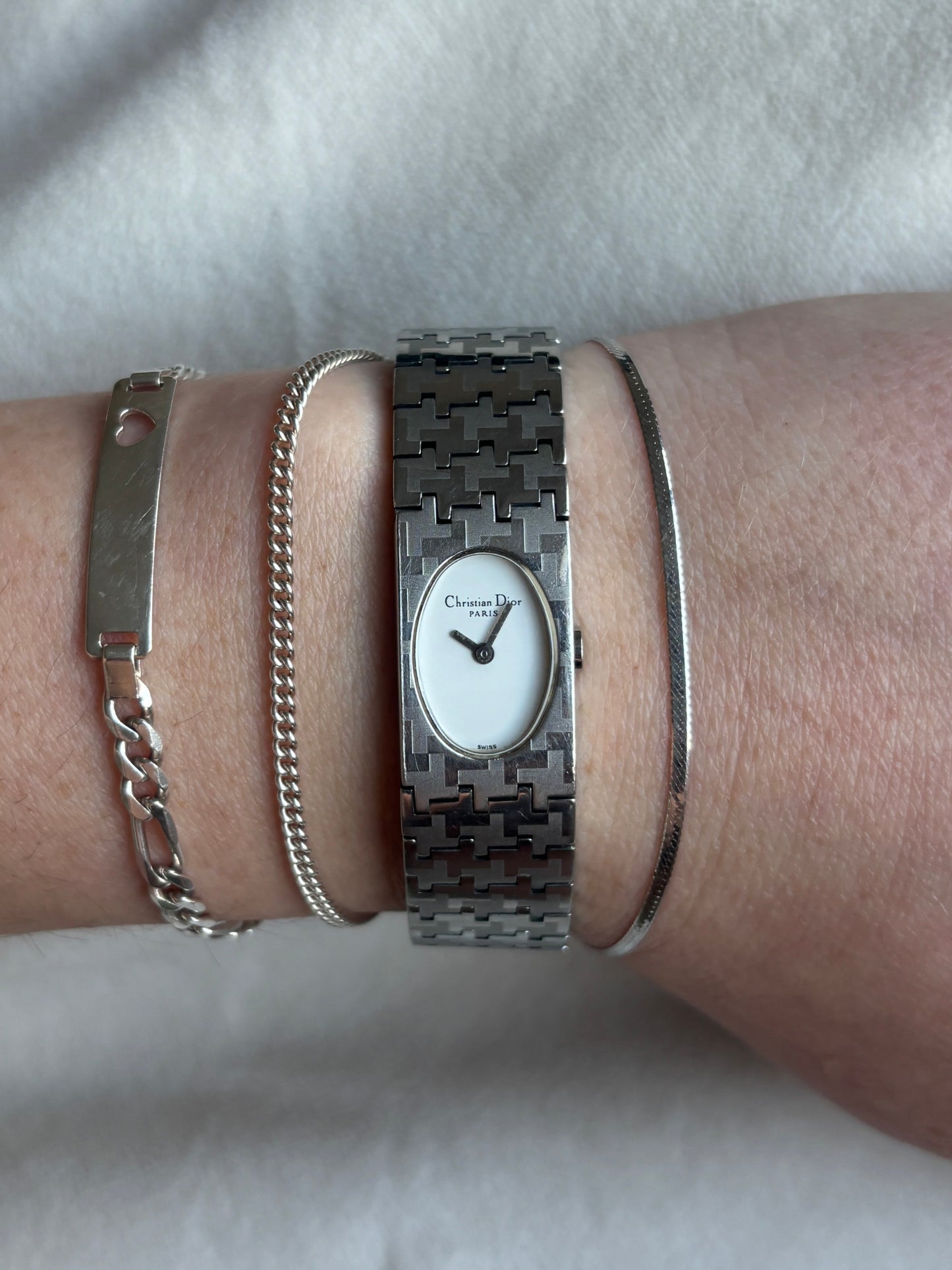 Christian Dior Silver 2000s Miss Dior Watch