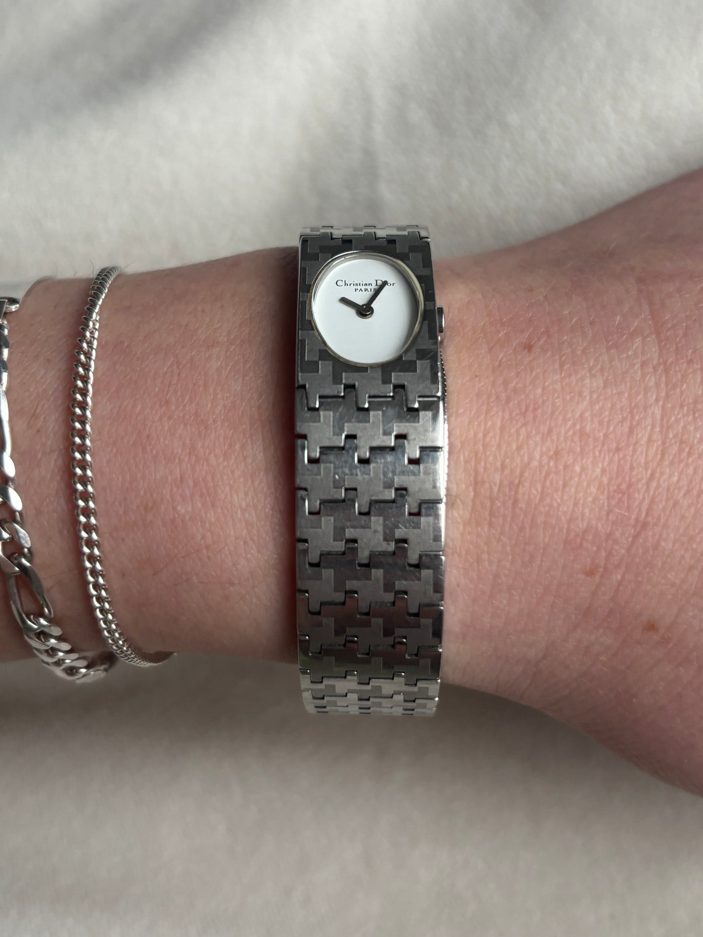 Christian Dior Silver 2000s Miss Dior Watch