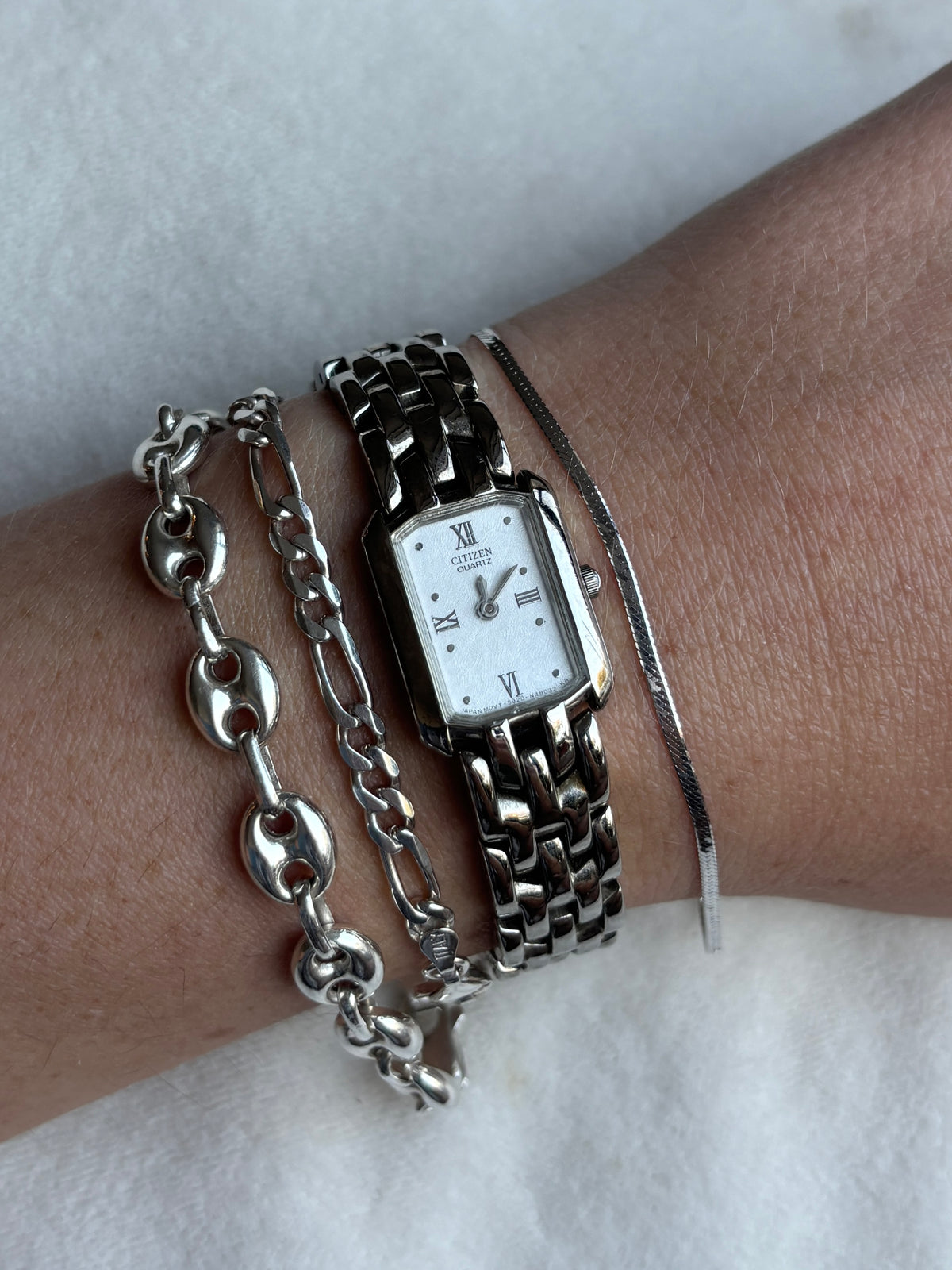 Rectangular Citizen Watch classic citizen rectangle cocktail watch - working – Lusty Vin