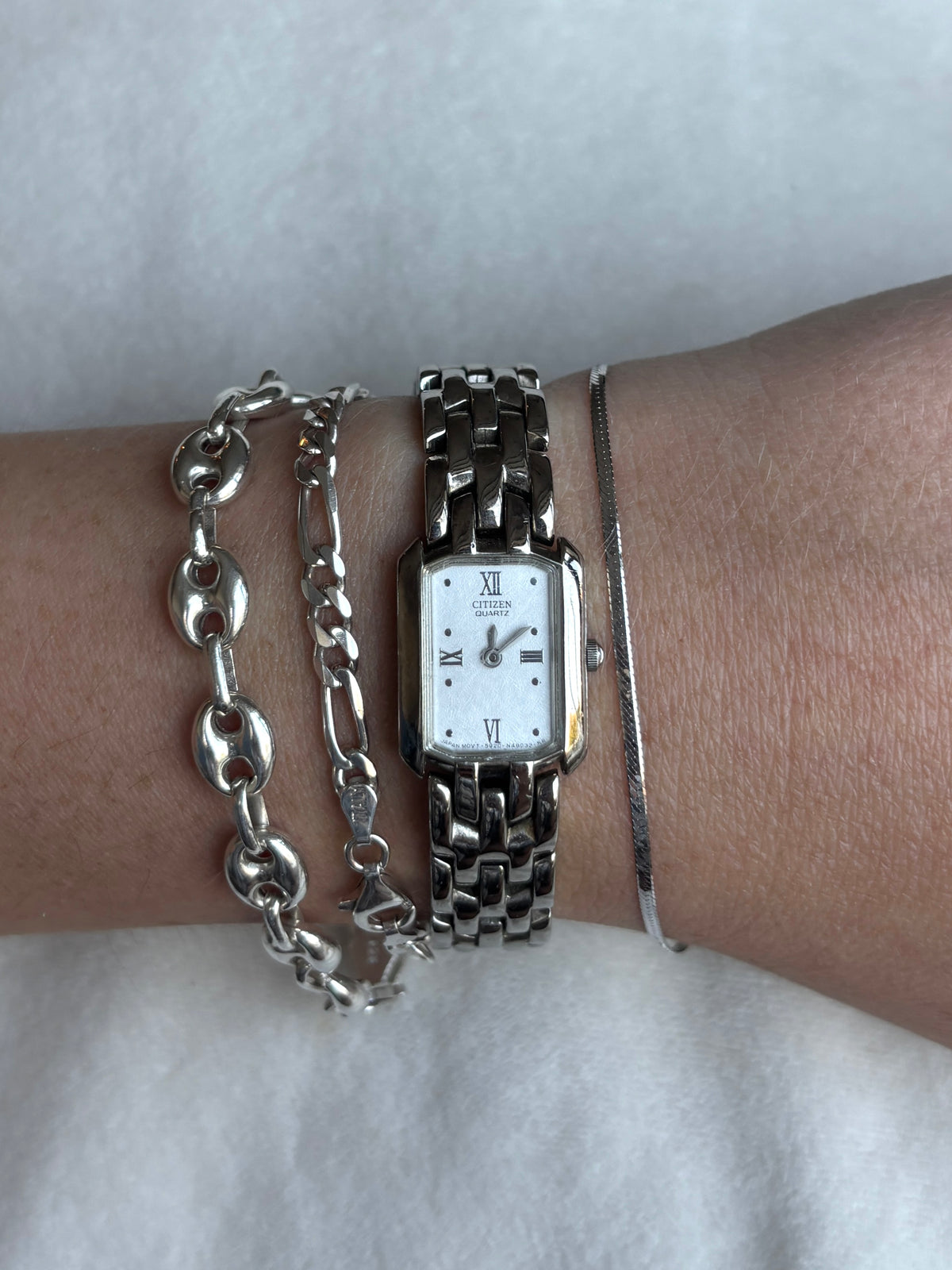 Rectangular Citizen Watch classic citizen rectangle cocktail watch - working – Lusty Vin