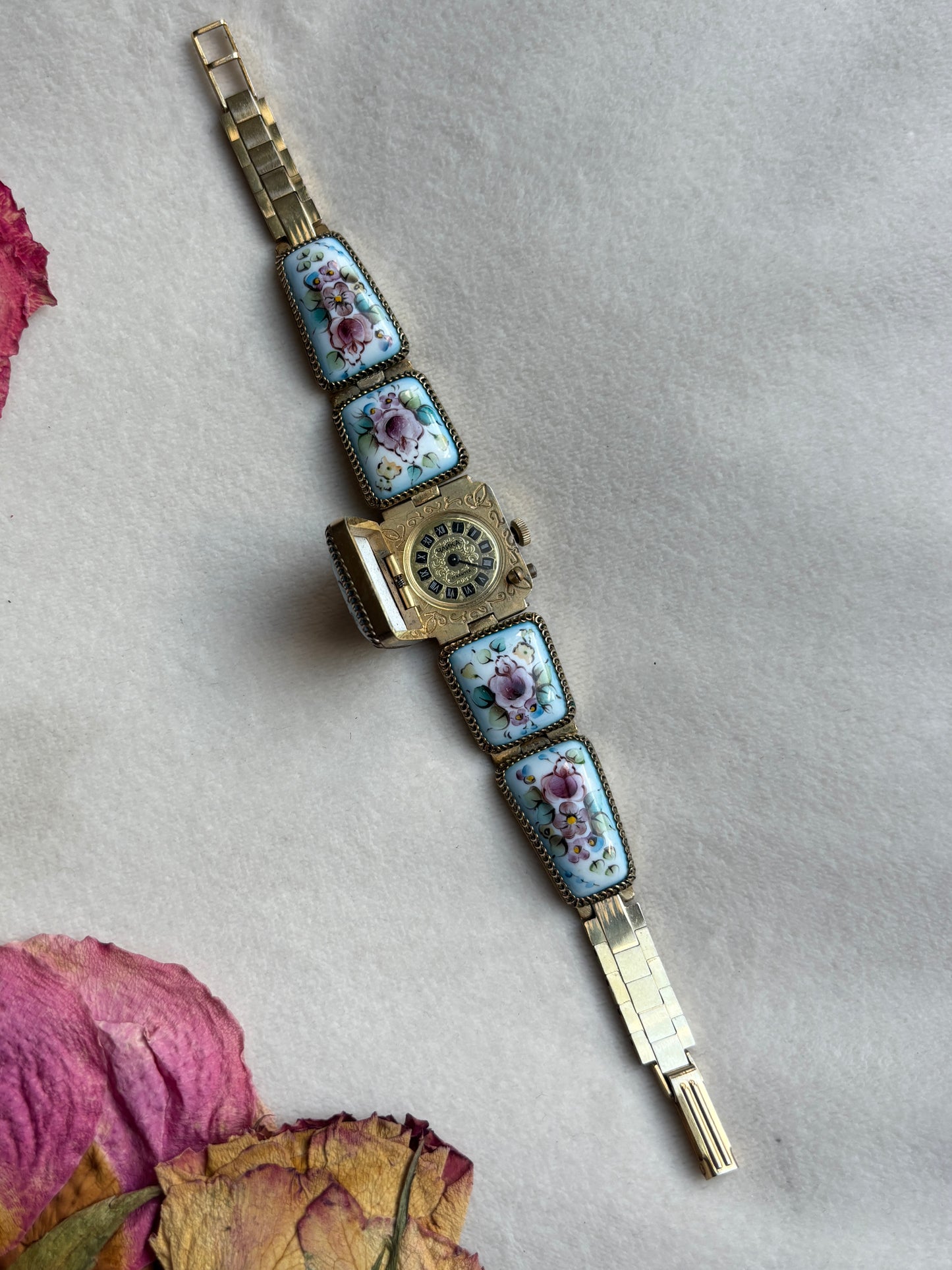 Extremely Rare USSR Hand-Painted Watch