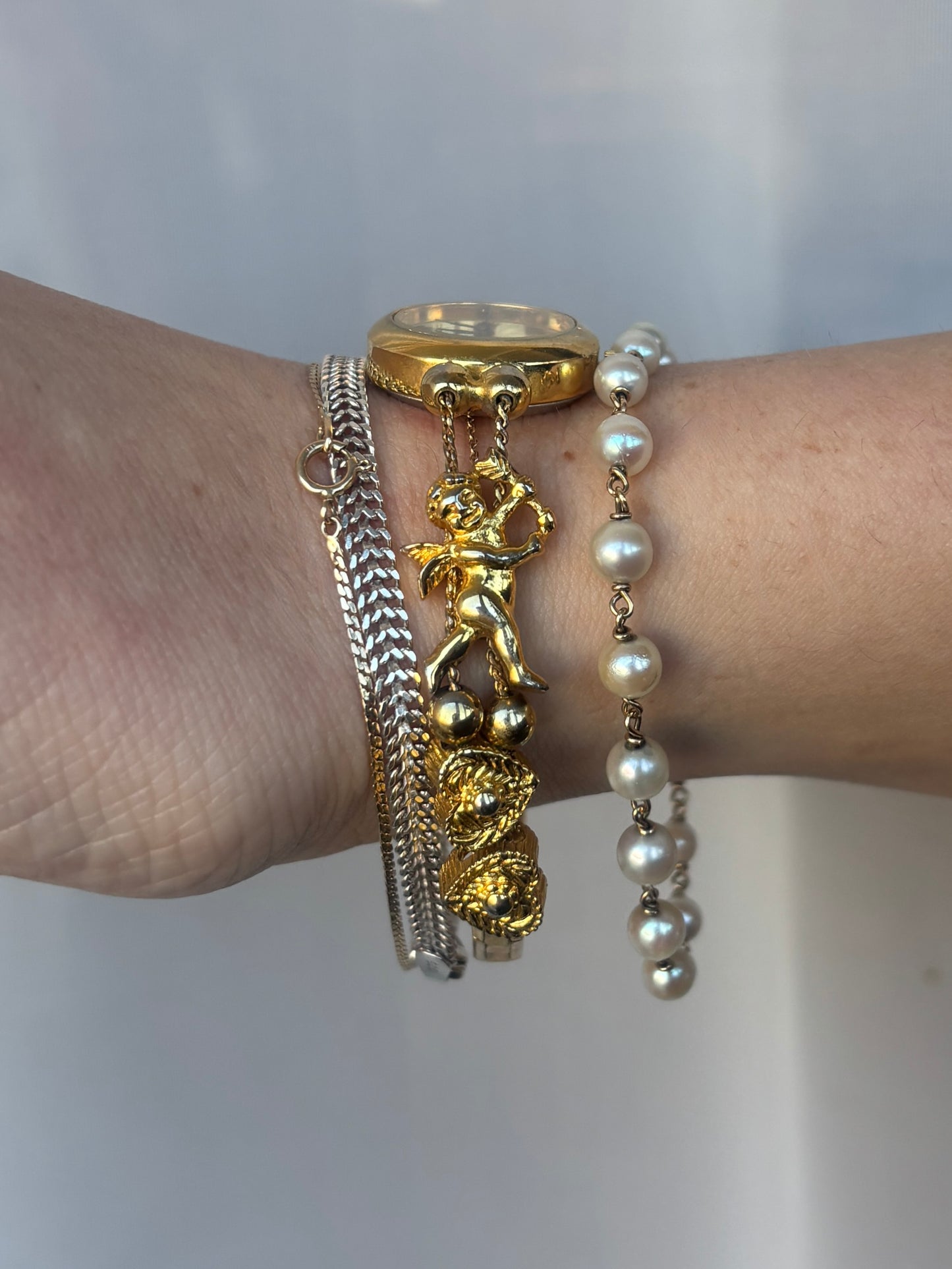 Angel Love Sliding Charm Watch - Working