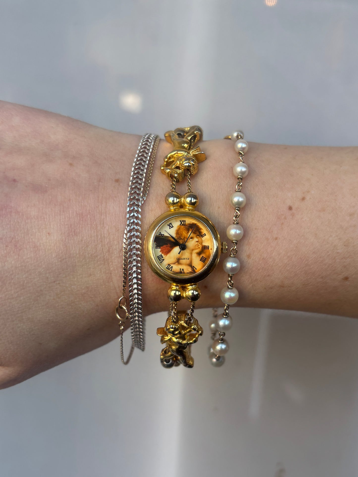 Angel Love Sliding Charm Watch - Working