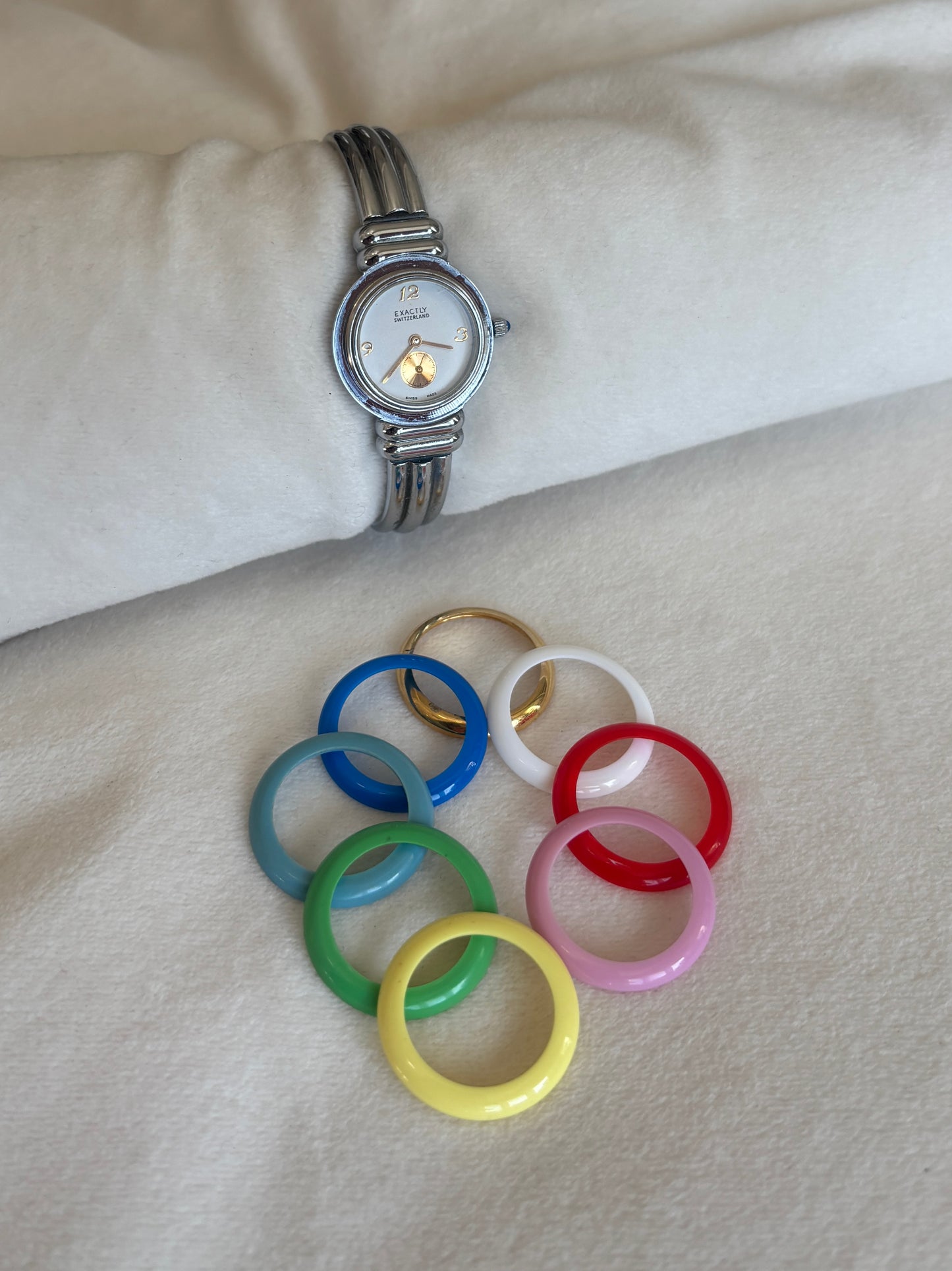 Silver Interchangeable Bezel Watch - Working