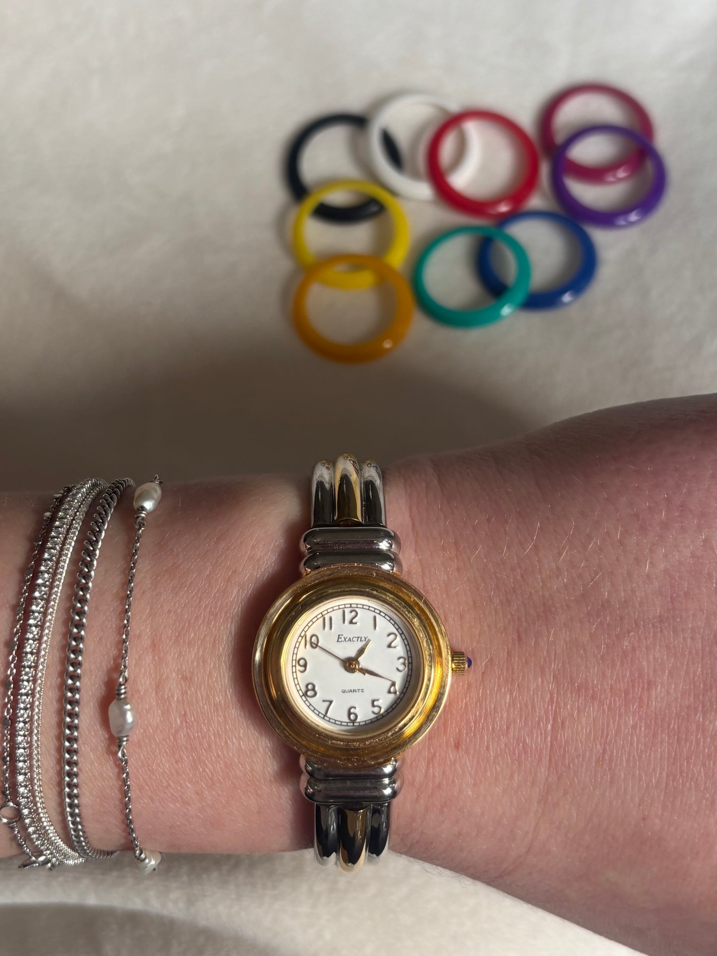 Two-Tone Interchangeable Bezel Watch - Working