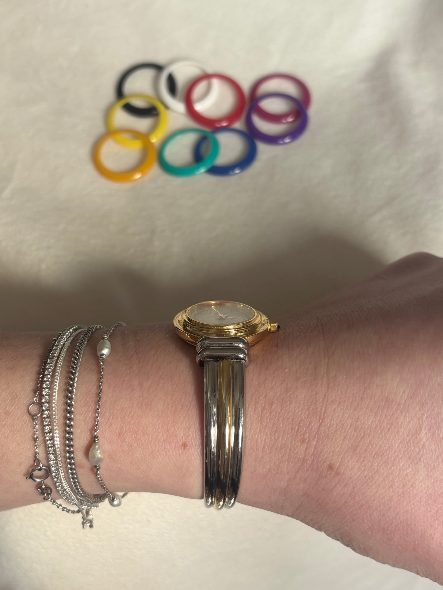Two-Tone Interchangeable Bezel Watch - Working