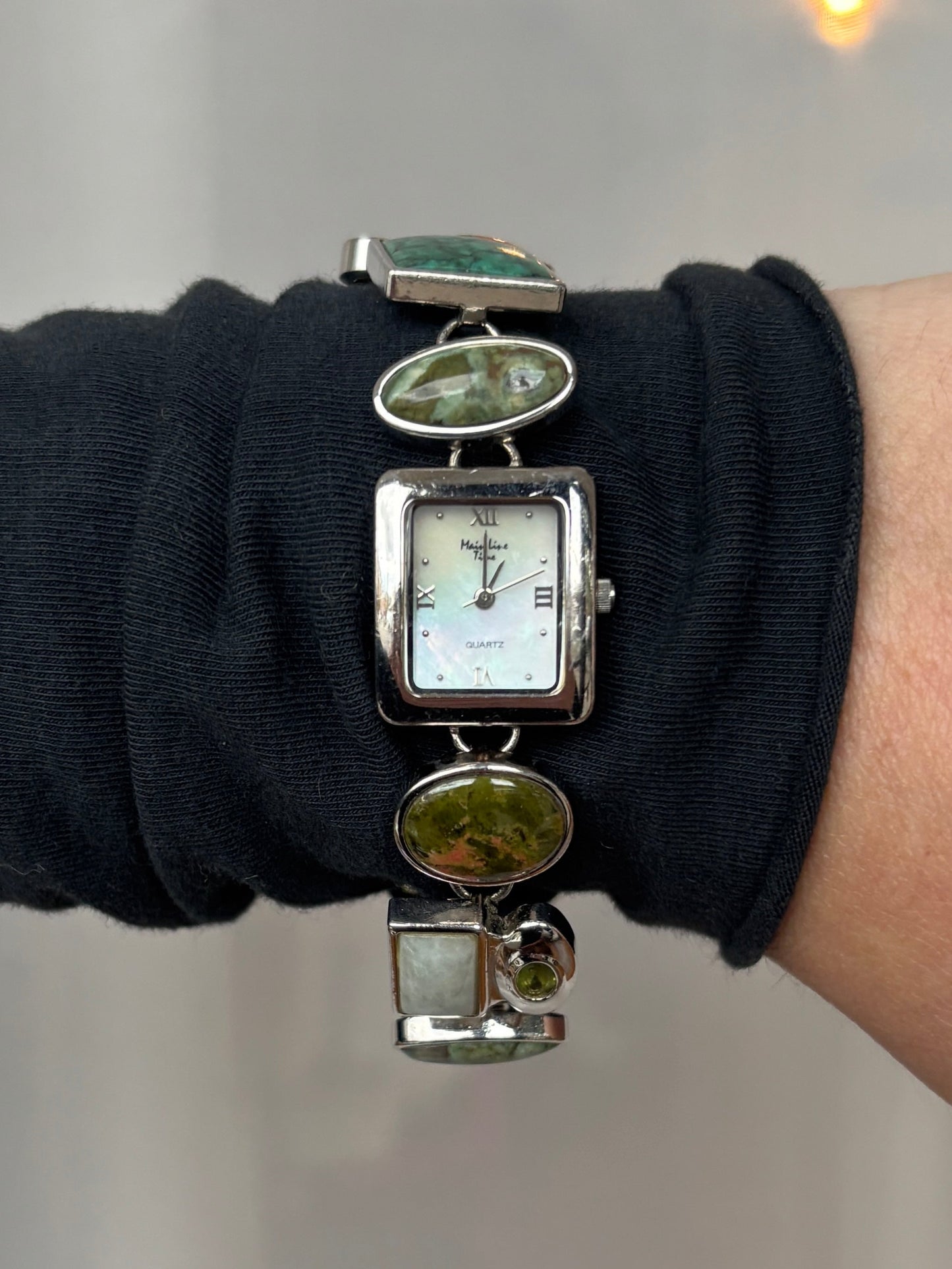 Vintage Asymmetric Jade Watch - Working