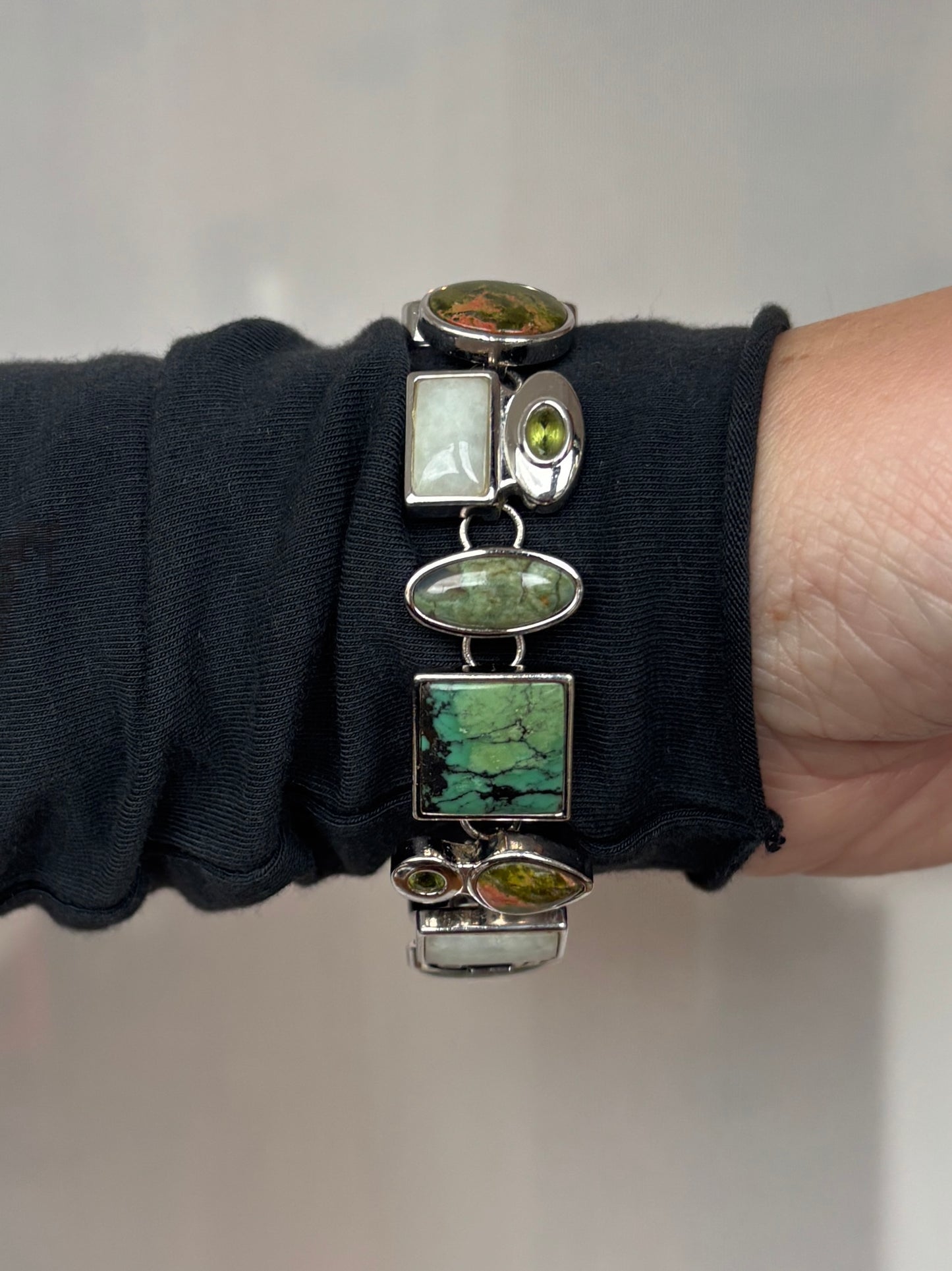 Vintage Asymmetric Jade Watch - Working