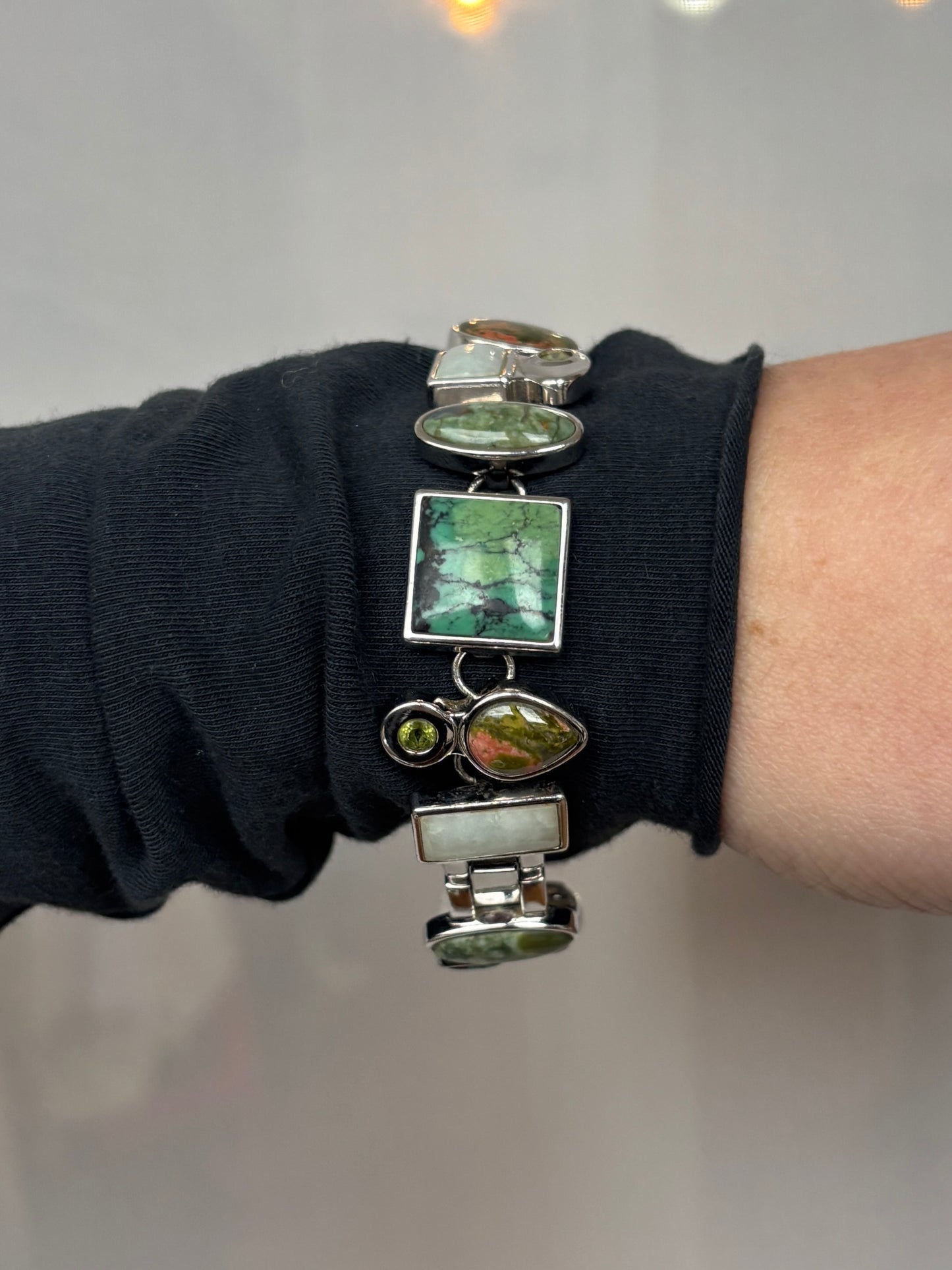 Vintage Asymmetric Jade Watch - Working