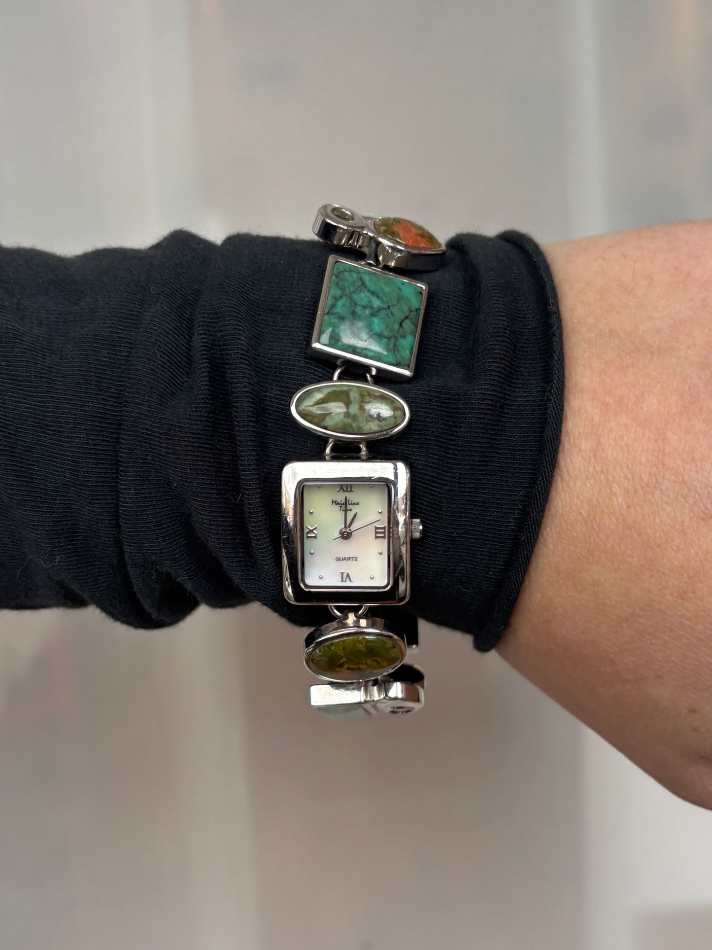 Vintage Asymmetric Jade Watch - Working