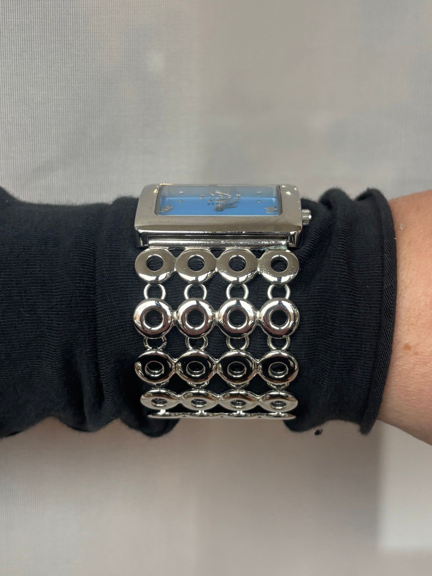 Vintage Circle Chain Watch - Working