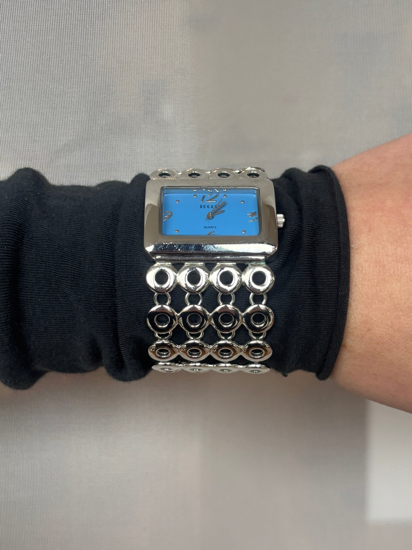 Vintage Circle Chain Watch - Working