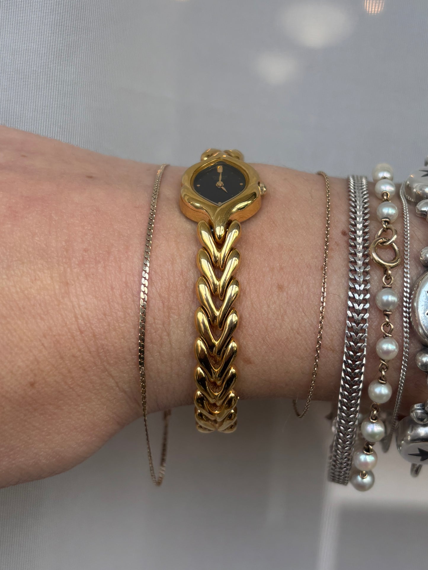 Dainty Gold Plated Vintage Pulsar by Seiko -