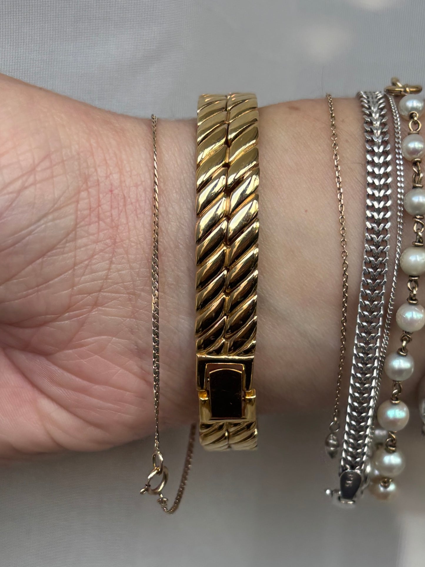 Rare Vintage Gold Plated Seiko Braid Watch - Working