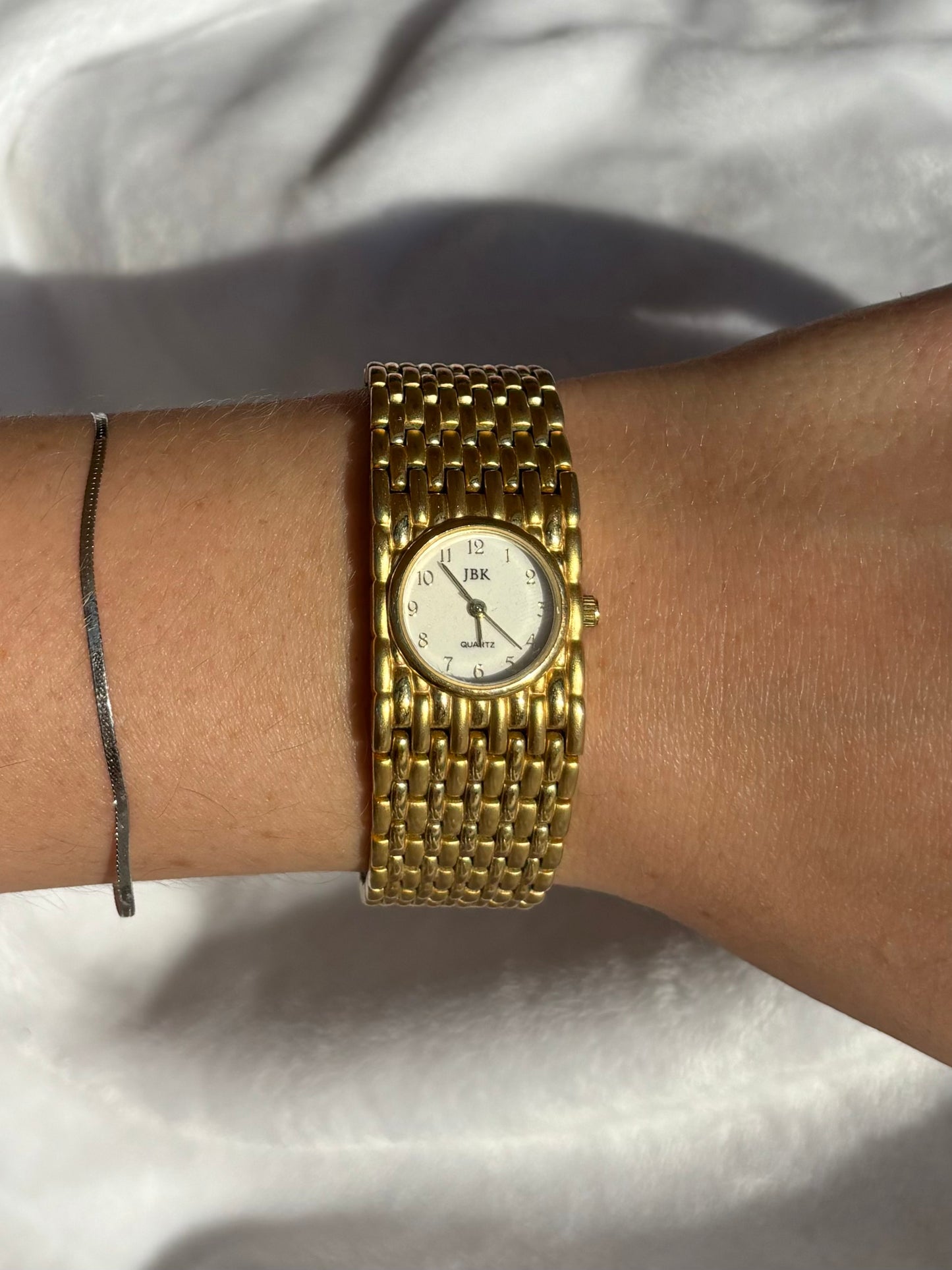 vintage gold bracelet cocktail watch - working